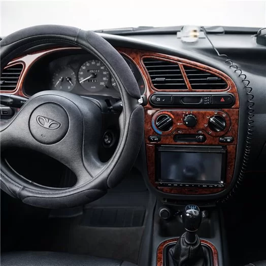 Daewoo Lanos 05.1997 Mascherine sagomate per rivestimento cruscotti 11-Decori