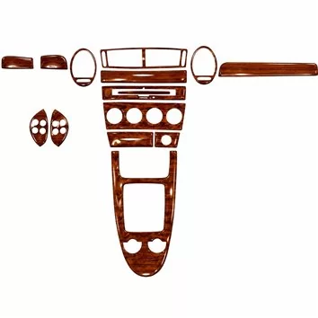 Mercedes SLK (R171) 2004-2010 Mascherine sagomate per rivestimento cruscotti 25-Decori