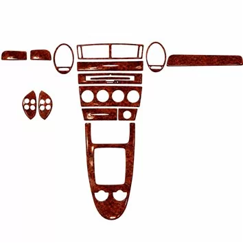 Mercedes SLK (R171) 2004-2010 Mascherine sagomate per rivestimento cruscotti 25-Decori