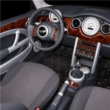 Mini Cooper R50 R53 2003-2008 Mascherine sagomate per rivestimento cruscotti 33-Decori