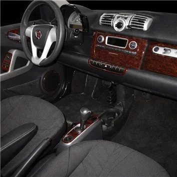 Smart Fortwo 451 2007-2015 Mascherine sagomate per rivestimento cruscotti 40-Decori