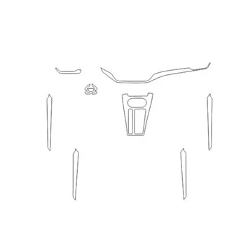 Skoda Enyaq 2023 Mascherine sagomate per rivestimento cruscotti 7-Decori 2