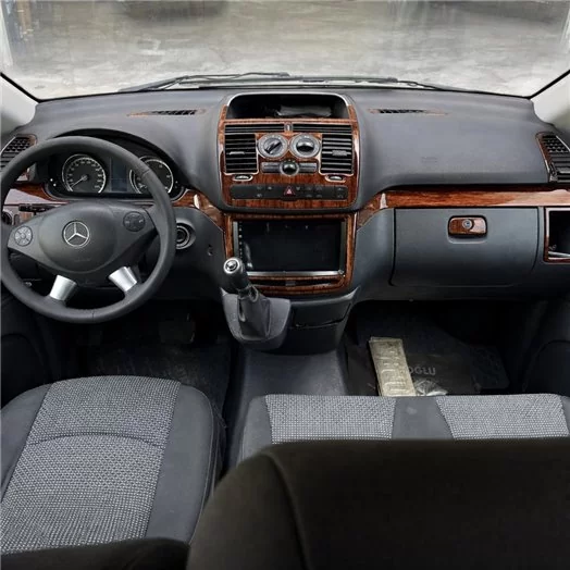 Mercedes Viano W639 01.2006 Mascherine sagomate per rivestimento cruscotti 31-Decori