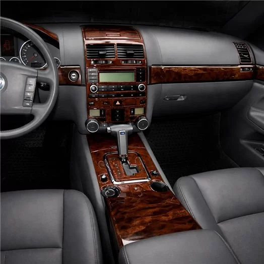 Volkswagen Touareg 2004-UP Full Set, Without NAVI Mascherine sagomate per rivestimento cruscotti 