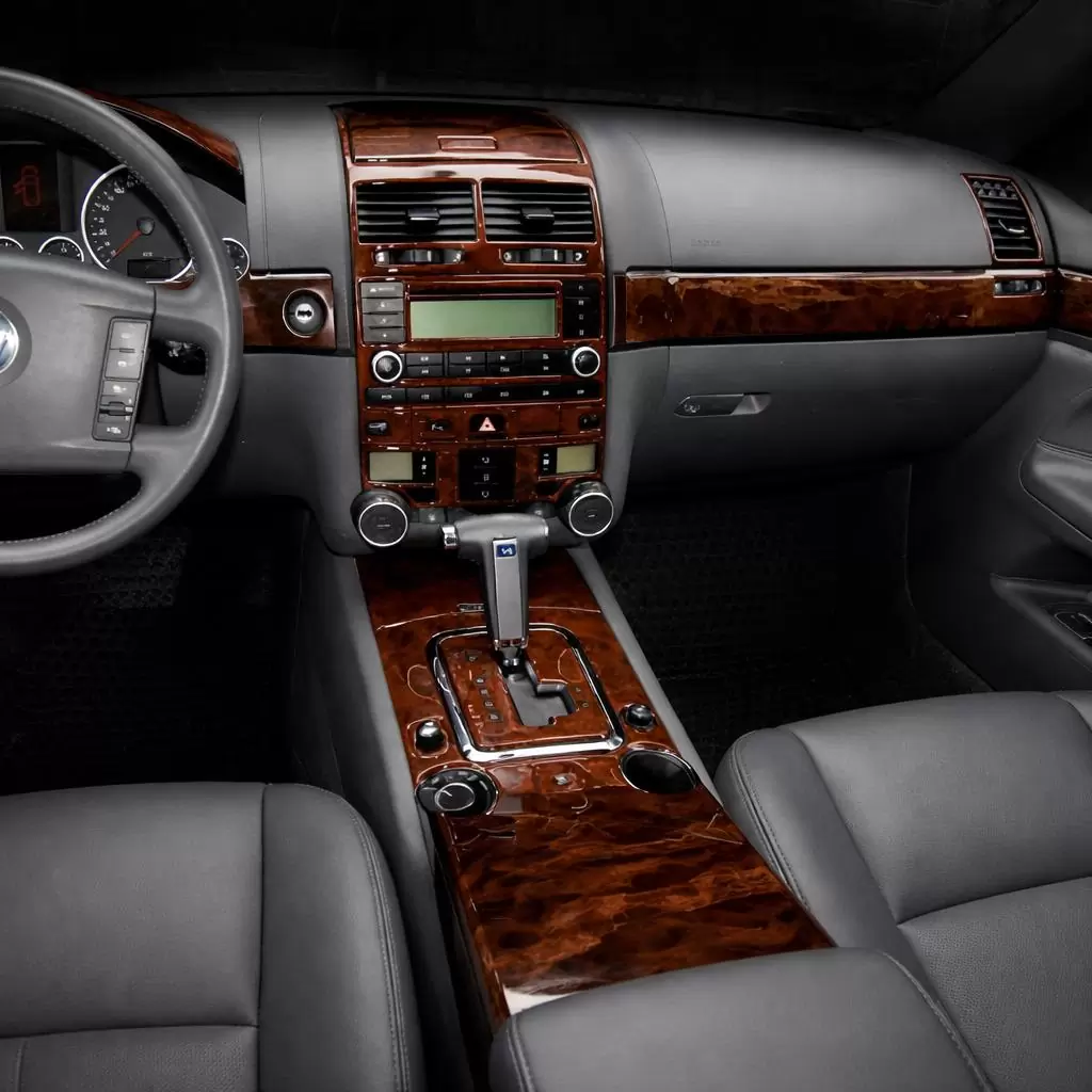 Volkswagen Touareg 2004-UP Full Set, Without NAVI Mascherine sagomate per rivestimento cruscotti 