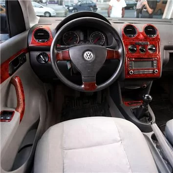 Volkswagen Caddy Full Set 01.2011 Mascherine sagomate per rivestimento cruscotti 21-Decori