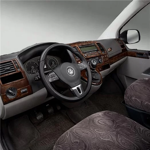 Volkswagen Carevelle T6 09.2009 Mascherine sagomate per rivestimento cruscotti 37-Decori