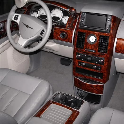 Chrysler Grand Voyager 2008-2016 Mascherine sagomate per rivestimento cruscotti 42 Decori