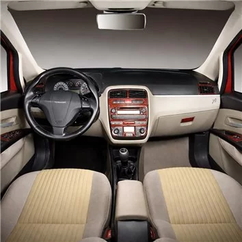 Fiat Grande Punto 08.2005 Mascherine sagomate per rivestimento cruscotti 16-Decori