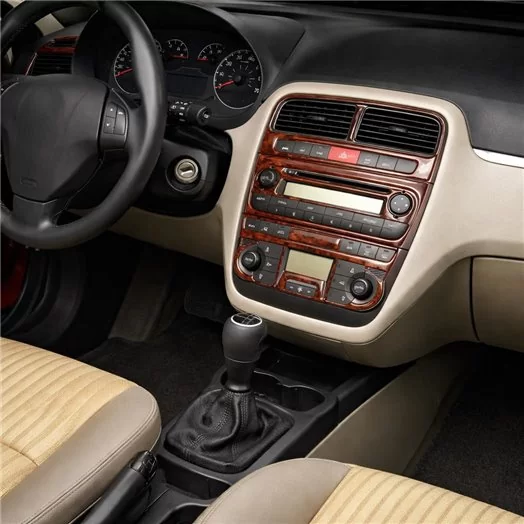 Fiat Grande Punto 08.2005 Mascherine sagomate per rivestimento cruscotti 16-Decori