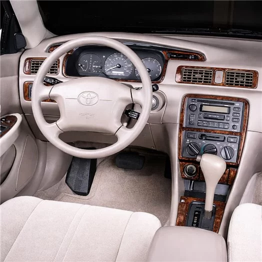 Toyota Camry 01.03-12.06 Mascherine sagomate per rivestimento cruscotti 18-Decori Toyota Camry 01.03-12.06 Mascherine sagomate per rivestimento cruscotti 18-Decori