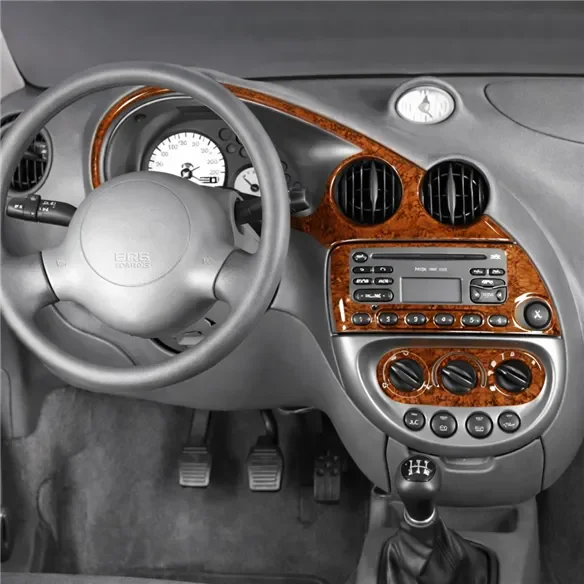 Ford Ka 1996-2002 kit rivestimento cruscotto e interni 3D 5 pezzi