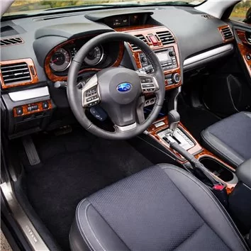 Subaru Forester 2014-2017 Mascherine sagomate per rivestimento cruscotti 28-Decori