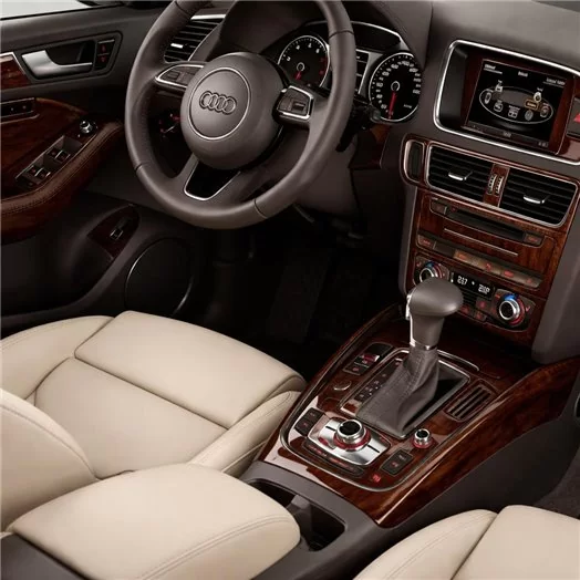 Audi Q5 2009-2017 Mascherine sagomate per rivestimento cruscotti 42-Decori Audi Q5 2009-2017 Mascherine sagomate per rivestimento cruscotti 42-Decori