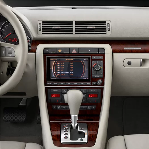 Audi A4 B7 Cabrio 2004–2008 Mascherine sagomate per rivestimento cruscotti 32 Decori Audi A4 B7 Cabrio 2004–2008 Mascherine sagomate per rivestimento cruscotti 32 Decori