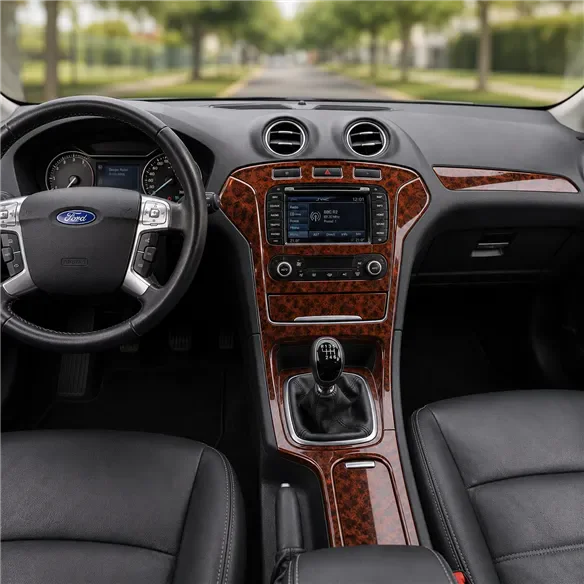 Ford Mondeo 2012-in poi kit rivestimento cruscotto e interni 3D 16 pezzi