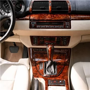 BMW X5 2000-2006 With NAVI system Mascherine sagomate per rivestimento cruscotti 