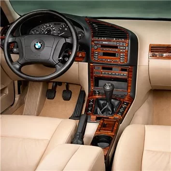 BMW 3 1998-1998 Manual Gearbox & Automatic Gear, 27 Parts Mascherine sagomate per rivestimento cruscotti 