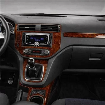 Ford Kuga I 2008-2013 Mascherine sagomate per rivestimento cruscotti 12-Decori
