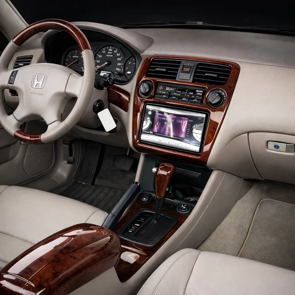 Honda Accord Euro 06.98-02.02 Mascherine sagomate per rivestimento cruscotti 11-Decori