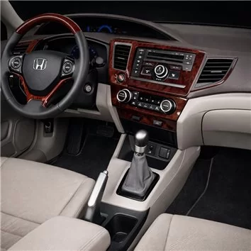Honda Civic 2012-UP With NAVI Mascherine sagomate per rivestimento cruscotti 