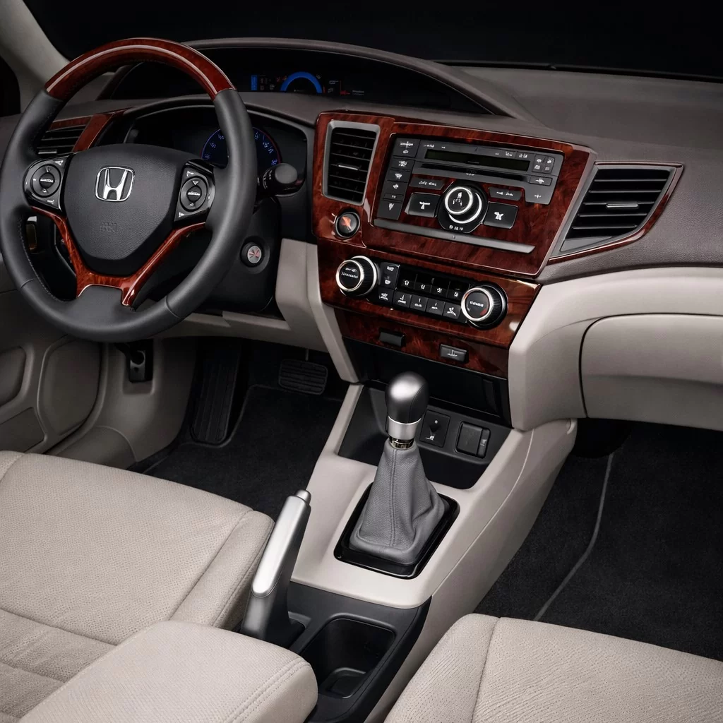 Honda Civic 2012-UP Without NAVI Mascherine sagomate per rivestimento cruscotti 