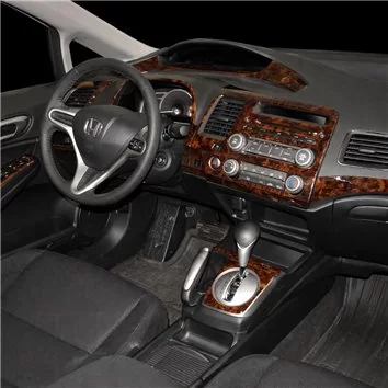 Honda Civic 2006-2011 Mascherine sagomate per rivestimento cruscotti 19 Decori