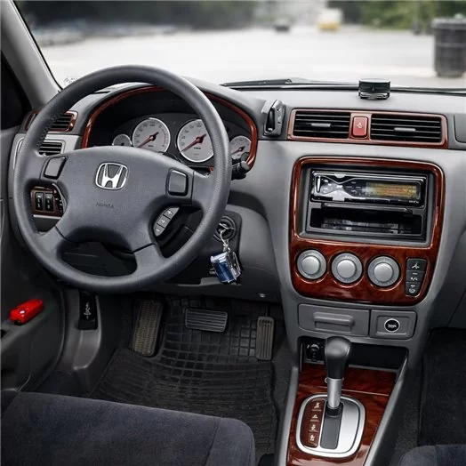 Honda CR-V 1997-1998 Full Set, 27 Pieces, Mascherine sagomate per rivestimento cruscotti 