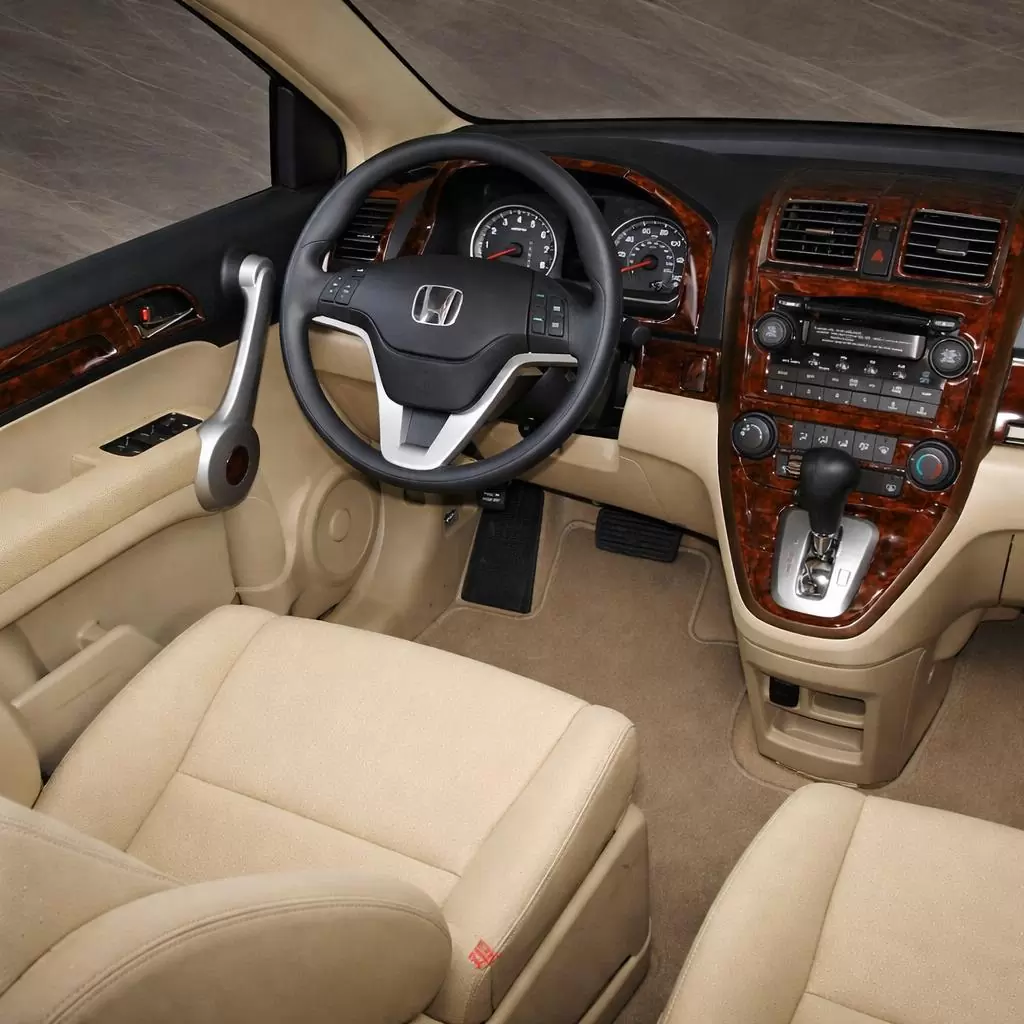 Honda CR-V 2007-2009 Basic Set, With NAVI,with Heated Seats Mascherine sagomate per rivestimento cruscotti 