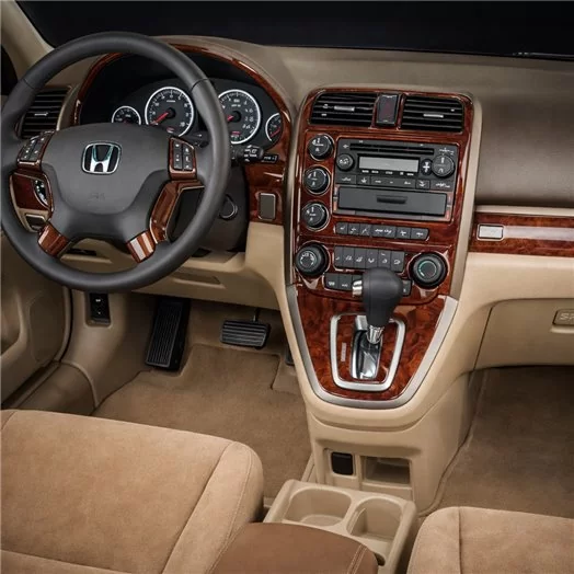 Honda CR-V 2007-2009 Basic Set, Without NAVI,with Heated Seats Mascherine sagomate per rivestimento cruscotti 