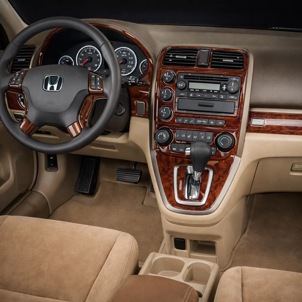 Honda CR-V 2007-2009 Full Set, EXL Model, Automatic Gear, Without NAVI,with Heated Seats Mascherine sagomate per rivestimento cr Honda CR-V 2007-2009 Full Set, EXL Model, Automatic Gear, Without NAVI,with Heated Seats Mascherine sagomate per rivestimento cr