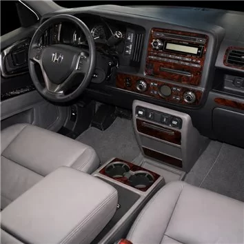 Honda Ridgeline 2009-UP Full Set, Automatic Gear, Without NAVI Mascherine sagomate per rivestimento cruscotti 