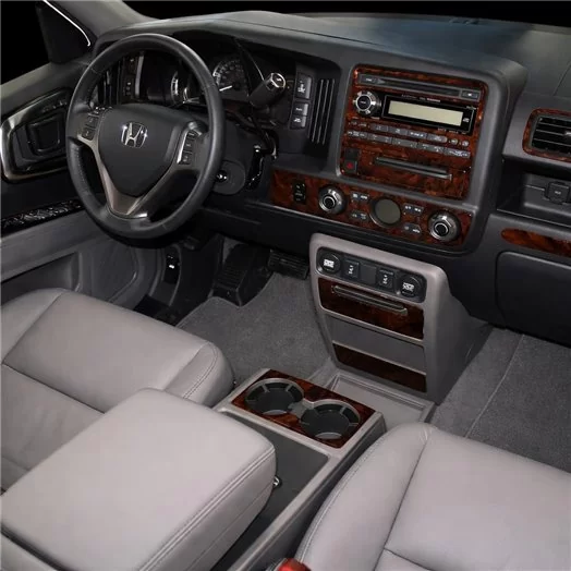 Honda Ridgeline 2009-UP Full Set, Automatic Gear, Without NAVI Mascherine sagomate per rivestimento cruscotti Honda Ridgeline 2009-UP Full Set, Automatic Gear, Without NAVI Mascherine sagomate per rivestimento cruscotti