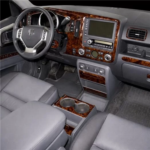 Honda Ridgeline 2006-2008 Full Set, Automatic Gear, With NAVI system Mascherine sagomate per rivestimento cruscotti Honda Ridgeline 2006-2008 Full Set, Automatic Gear, With NAVI system Mascherine sagomate per rivestimento cruscotti