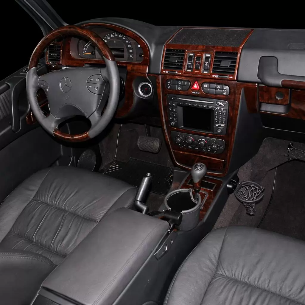 Mercedes Benz G Class 2002-UP Full Set, OEM Compliance, 25 Parts Mascherine sagomate per rivestimento cruscotti 