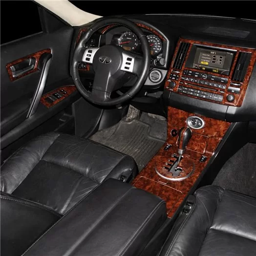 Infiniti FX 2003-2005 Full Mascherine sagomate per rivestimento cruscotti Infiniti FX 2003-2005 Full Mascherine sagomate per rivestimento cruscotti