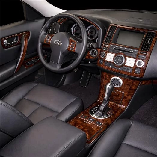 Infiniti FX 2006-2008 Basic Mascherine sagomate per rivestimento cruscotti 