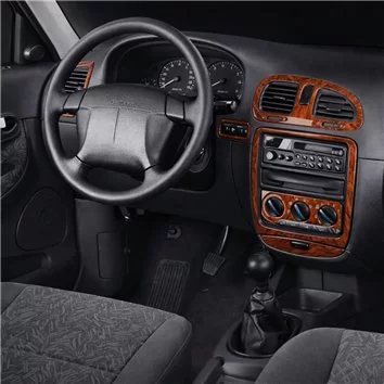 Daewoo Nubira I 05.97-01.99 Mascherine sagomate per rivestimento cruscotti 19-Decori