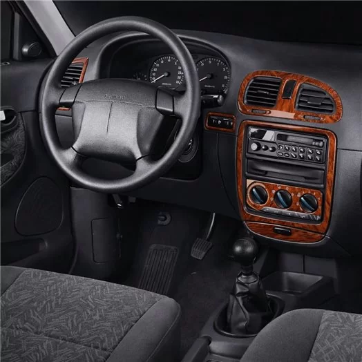 Daewoo Nubira I 05.97-01.99 Mascherine sagomate per rivestimento cruscotti 19-Decori