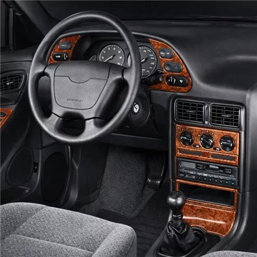 Daewoo Espero 02.95-01.98 Mascherine sagomate per rivestimento cruscotti 11-Decori