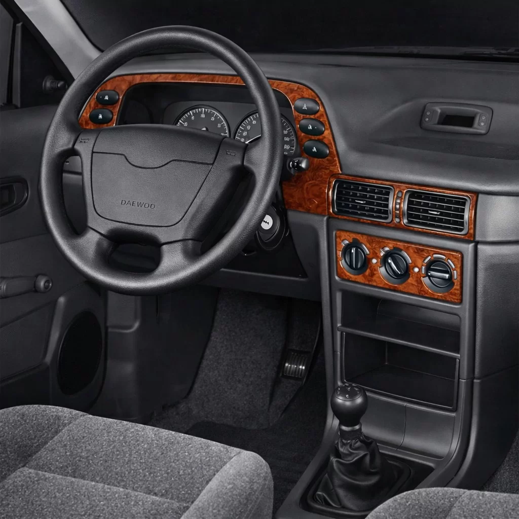 Daewoo Cielo-Nexia 02.95-05.97 Mascherine sagomate per rivestimento cruscotti 16-Decori Daewoo Cielo-Nexia 02.95-05.97 Mascherine sagomate per rivestimento cruscotti 16-Decori