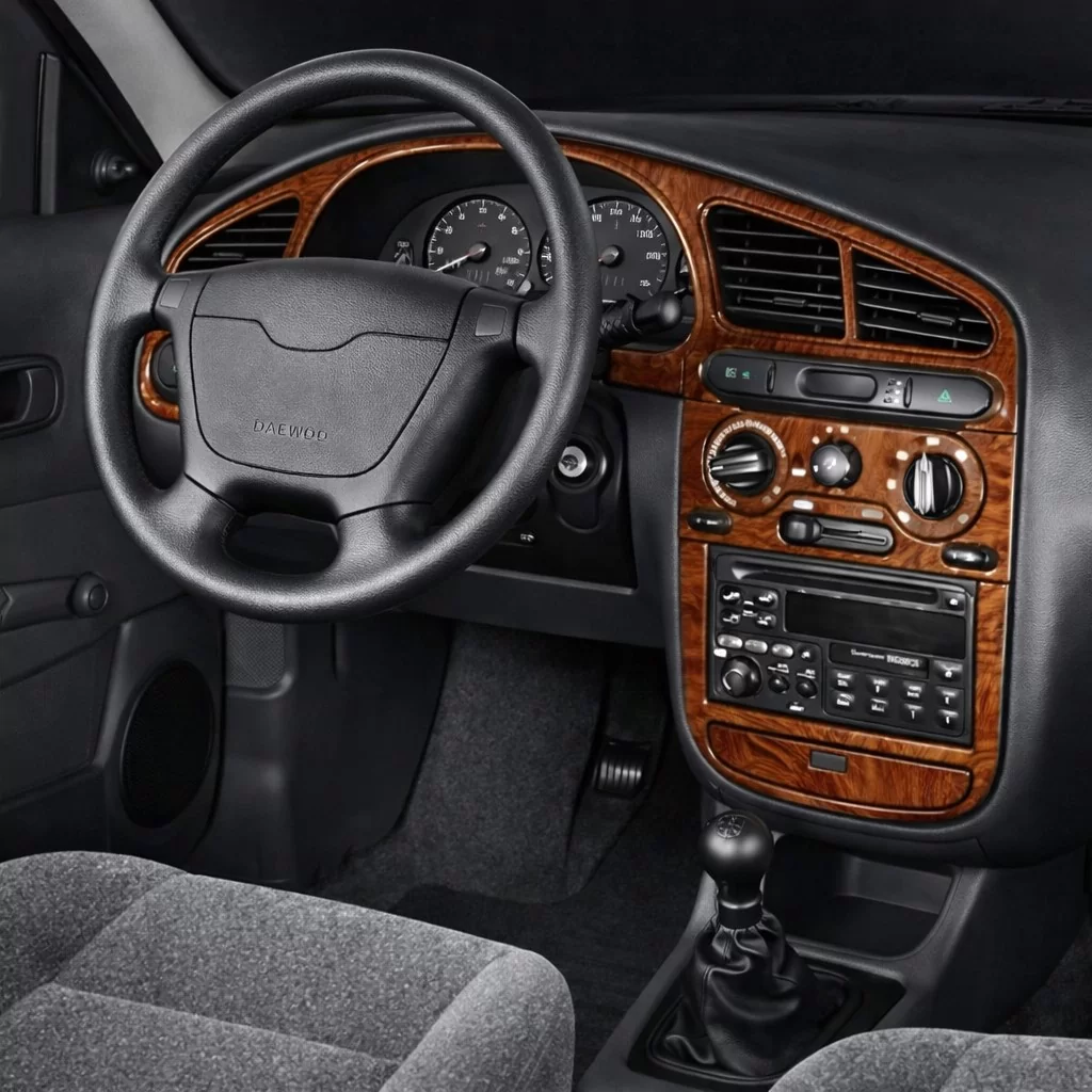 Daewoo Lanos 1999-2003 Full Set, Automatic Gear Mascherine sagomate per rivestimento cruscotti 