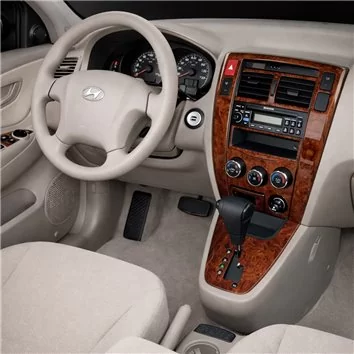 Hyundai Tucson 2005-2005 Full Set, Automatic Gear Mascherine sagomate per rivestimento cruscotti 