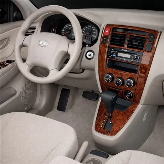 Hyundai Tucson 2006-2009 Automatic Gear Mascherine sagomate per rivestimento cruscotti Hyundai Tucson 2006-2009 Automatic Gear Mascherine sagomate per rivestimento cruscotti
