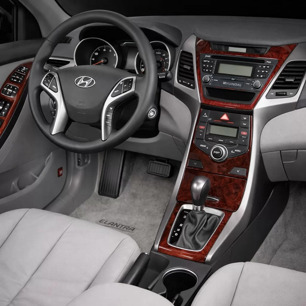 Hyundai Elantra 2010-2015 Mascherine sagomate per rivestimento cruscotti 24 Decori