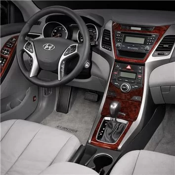 Hyundai Elantra 2011-2013 Full Set, GLS Model, Without Seat Heating Mascherine sagomate per rivestimento cruscotti 