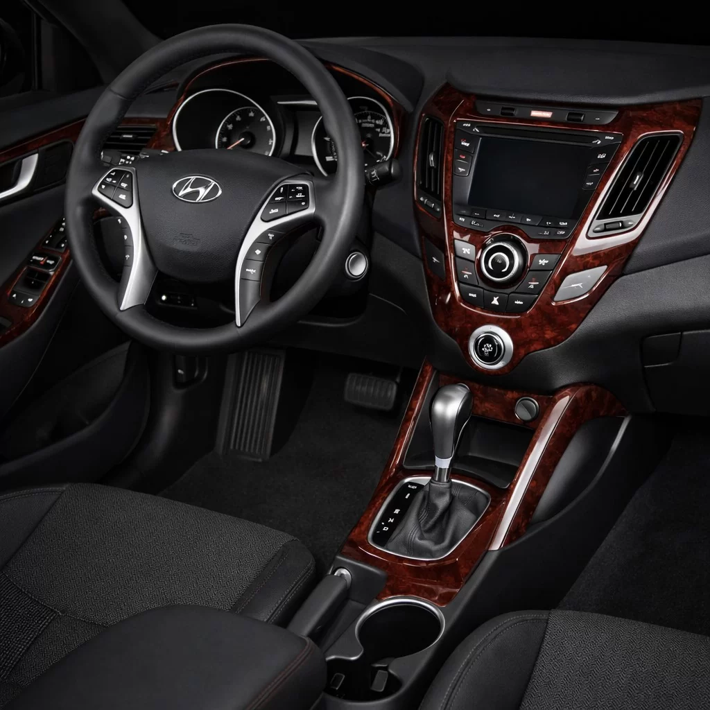 Hyundai Elantra Coupe 2011-UP Full Set, With NAVI Mascherine sagomate per rivestimento cruscotti 