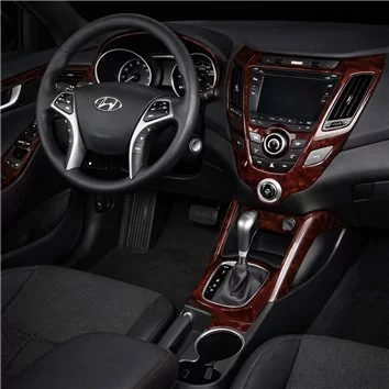 Hyundai Elantra GT 2013-UP Full Mascherine sagomate per rivestimento cruscotti 