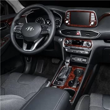 Hyundai Santa Fe 2019-2022 Mascherine sagomate per rivestimento cruscotti 31 Decori