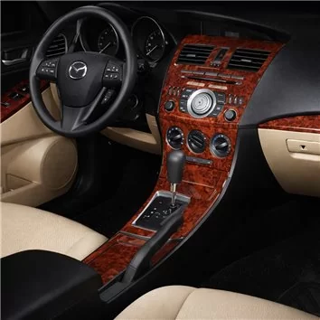 Mazda Mazda3 2004-2009 Manual Gear Box, Without NAVI Mascherine sagomate per rivestimento cruscotti 